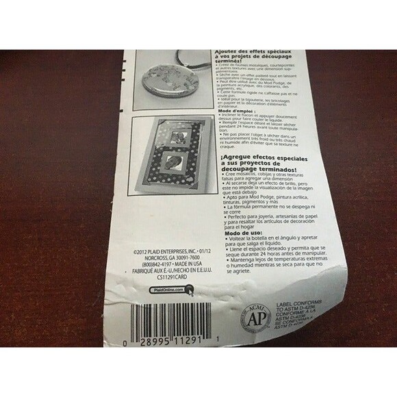 Mod Podge Dimensional magic 2 fl oz Silver Argent Plata CS11291 - Picture 10 of 11